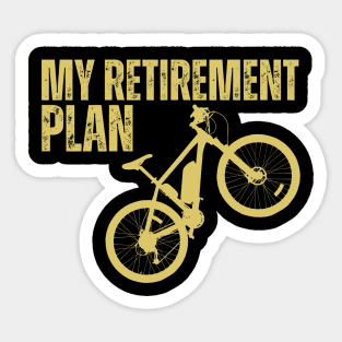 Cycling Funny Biking Sticker